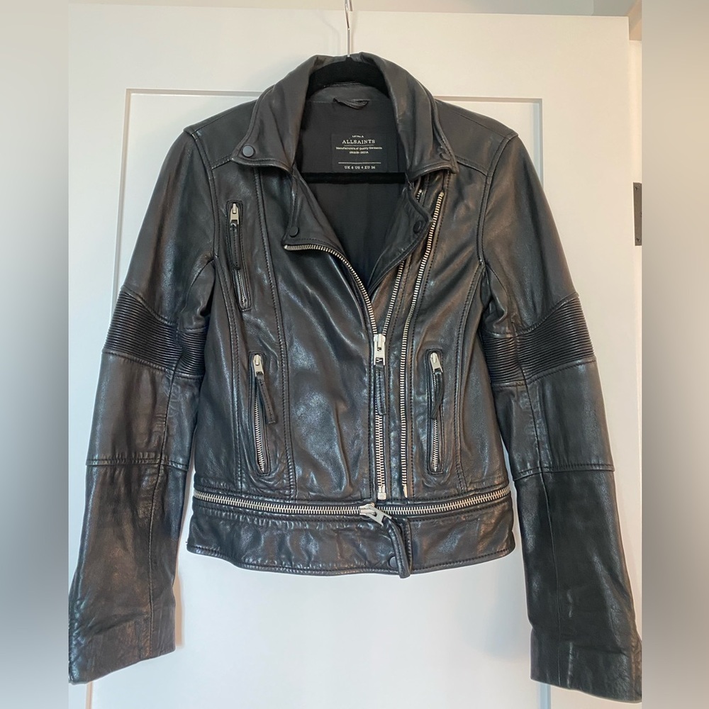 All Saints Moto Leather Jacket